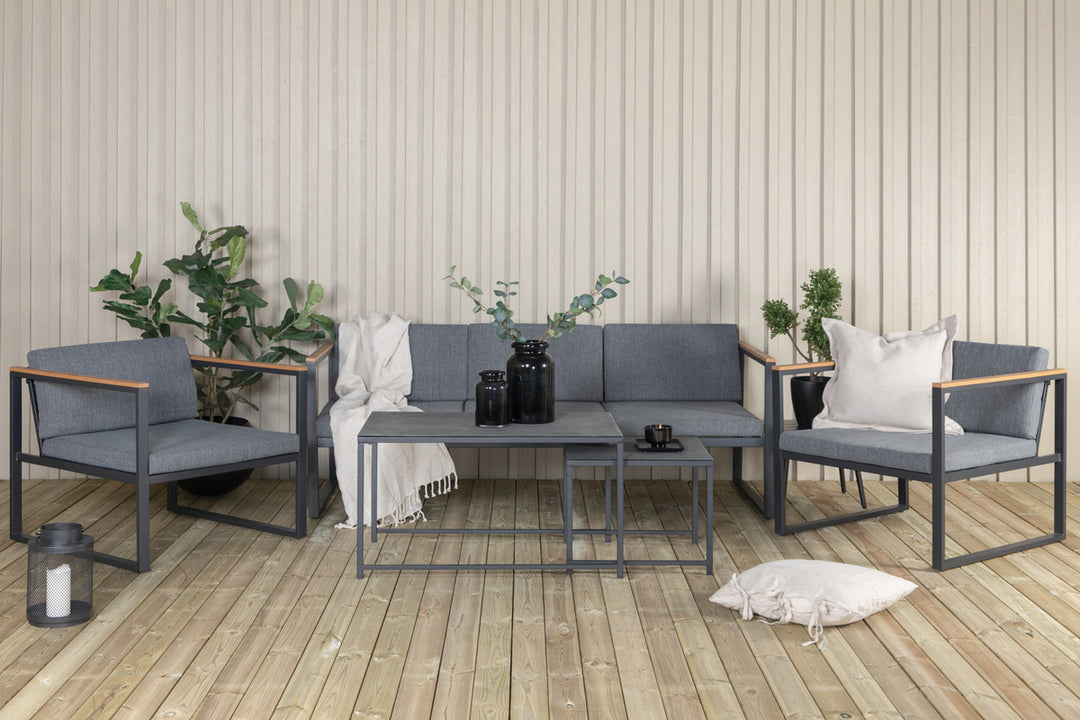 Dakar Soffgrupp Svart Svart