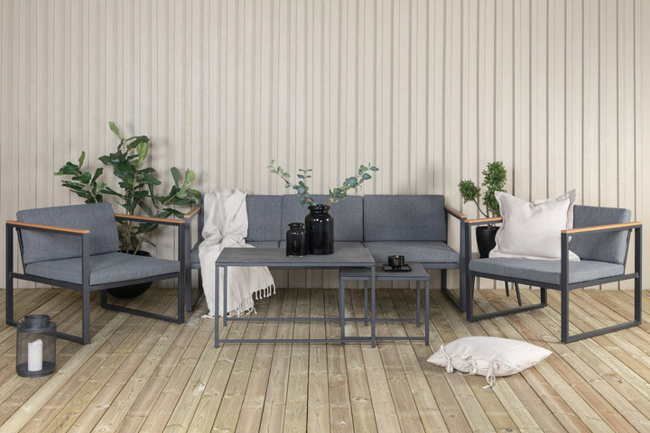 Dakar Soffgrupp Svart Svart
