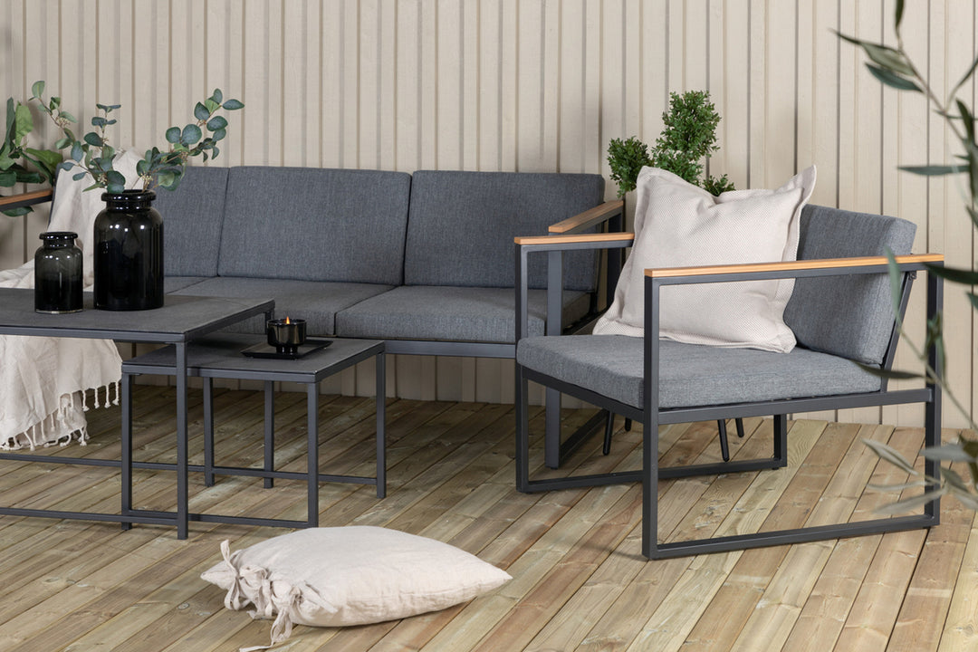 Dakar Soffgrupp Svart Svart