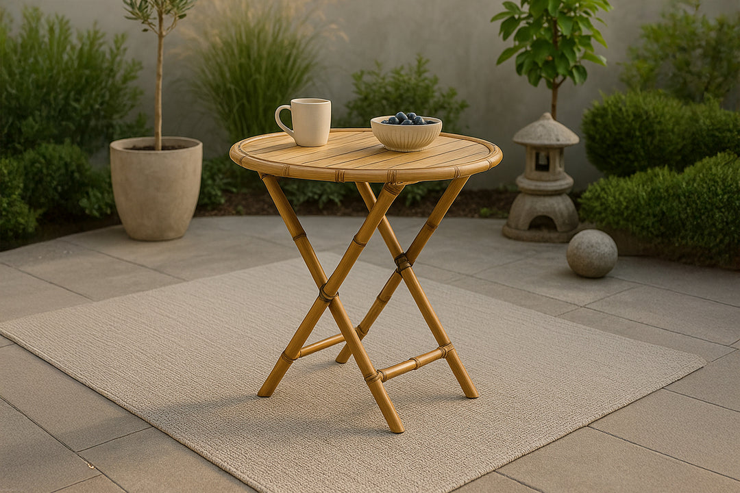 Cane Cafebord Natur
