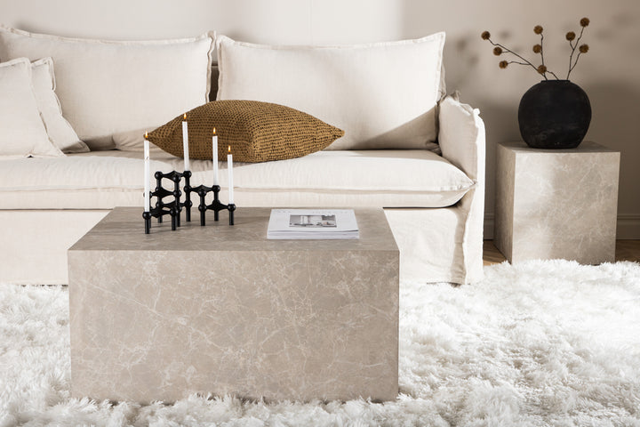 York Soffbord Beige 60x40x80