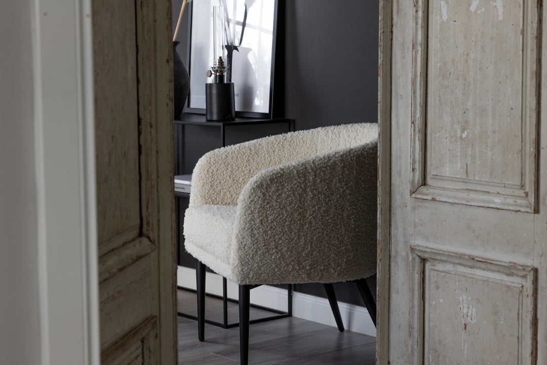 Fluffy Fåtölj Vit