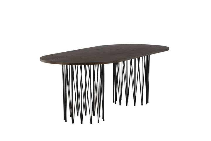Stone Ovalt Matbord Mocka
