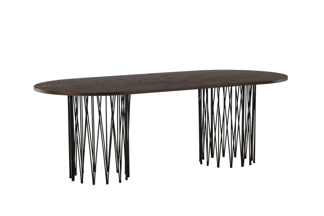 Stone Ovalt Matbord Mocka