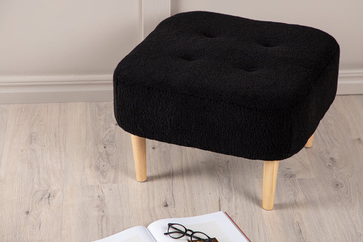 Salina Sittpuff Svart