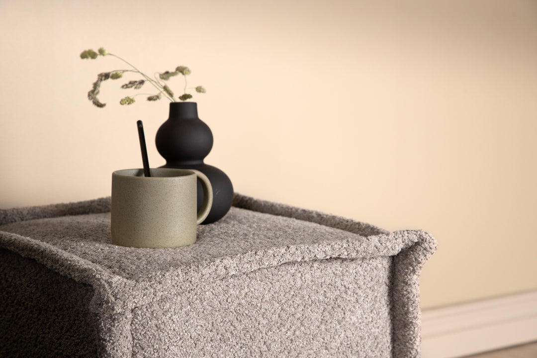 Castine Sittpuff Ljusgrå