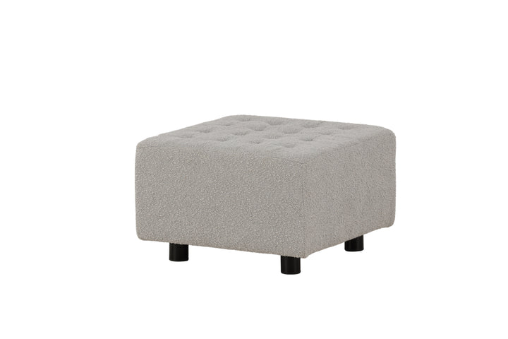 Bowie Sittpuff Ljusgrå