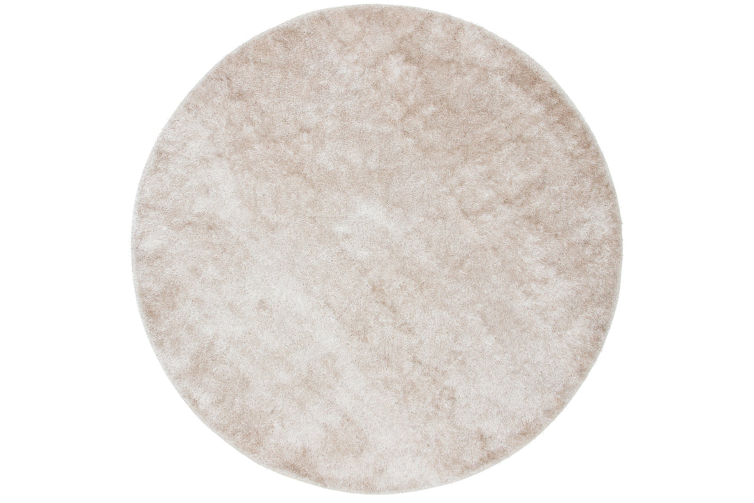 Mattis Rund Matta Beige