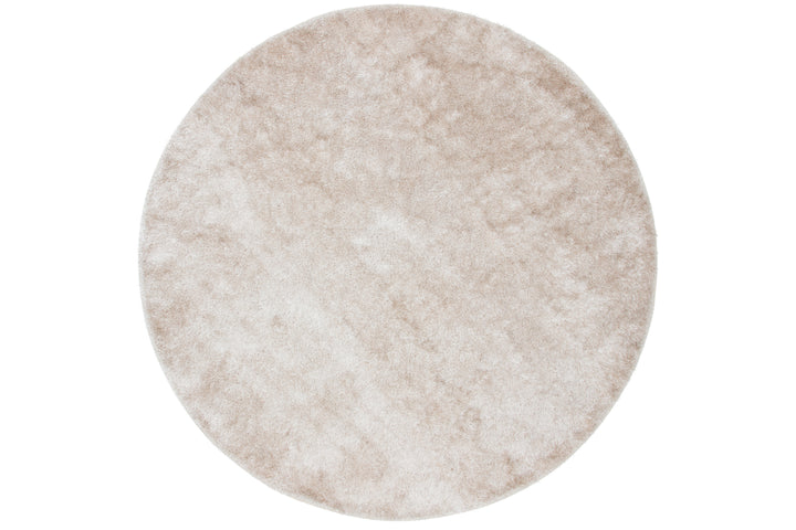 Mattis Rund Matta Beige