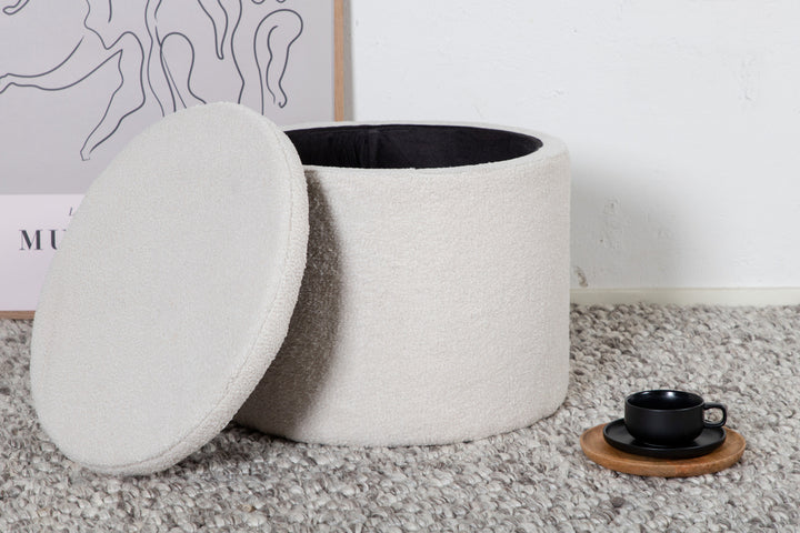 Dunken Sittpuff Vit