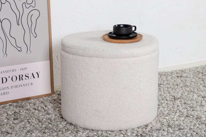 Dunken Sittpuff Vit