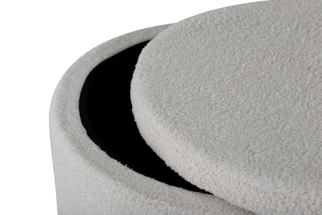 Dunken Sittpuff Vit