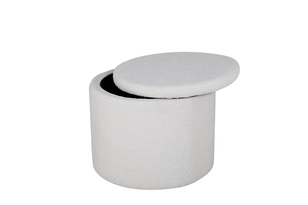 Dunken Sittpuff Vit
