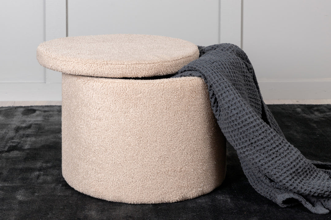 Dunken Sittpuff Beige