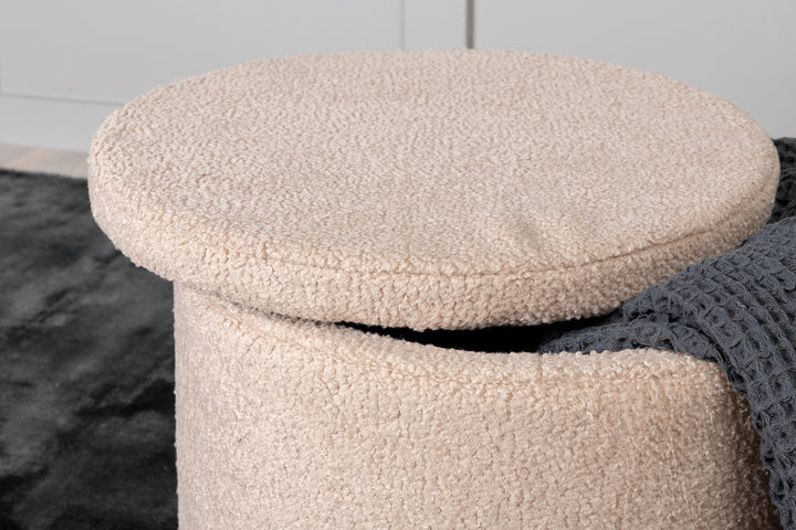 Dunken Sittpuff Beige