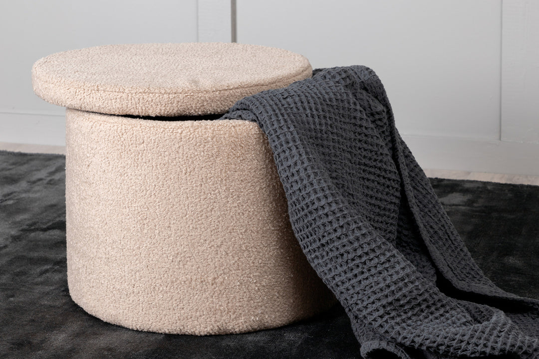 Dunken Sittpuff Beige