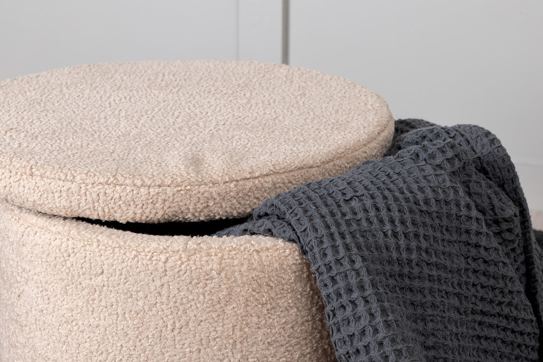 Dunken Sittpuff Beige
