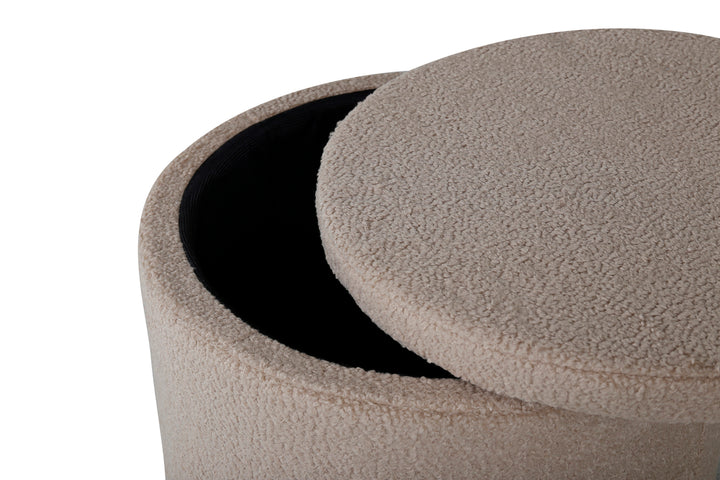 Dunken Sittpuff Beige