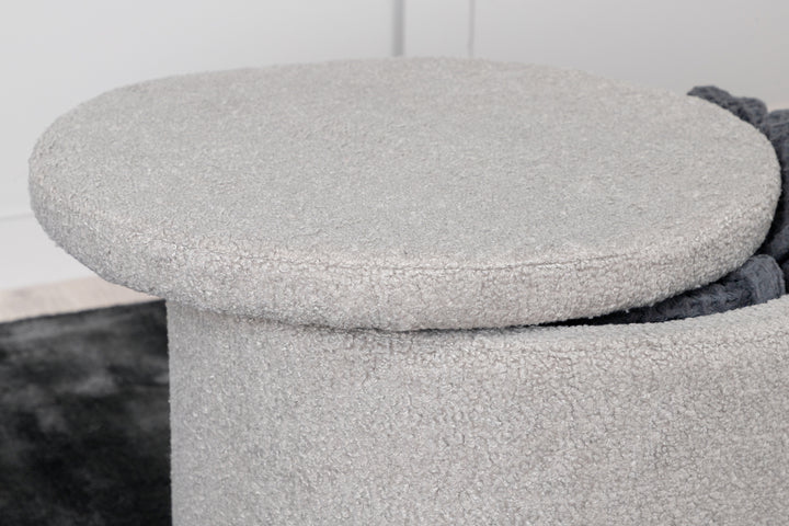 Dunken Sittpuff Greige
