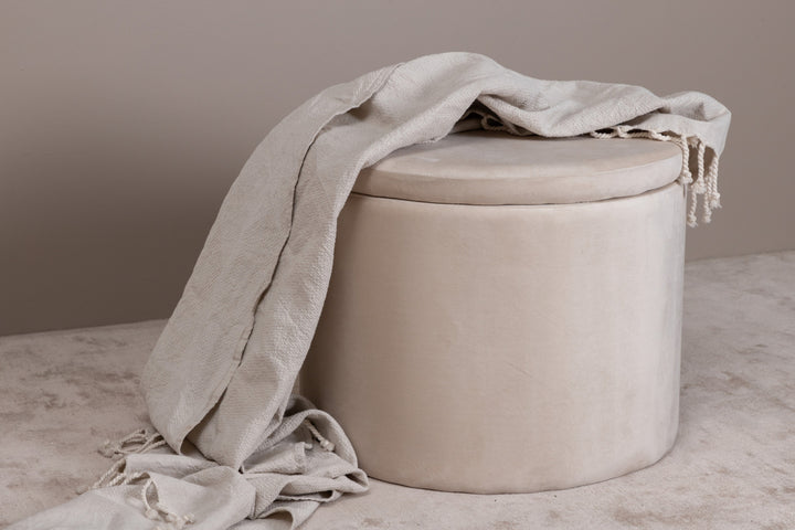 Dunken Sittpuff Beige