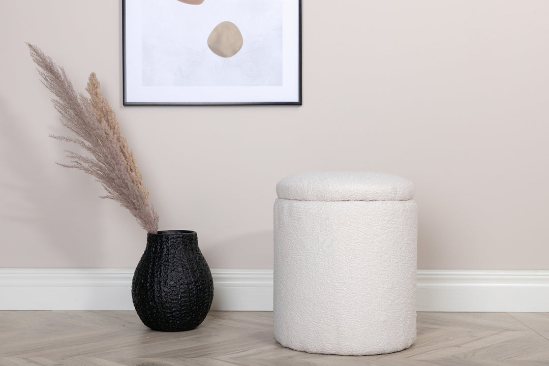 Limpen Sittpuff Vit