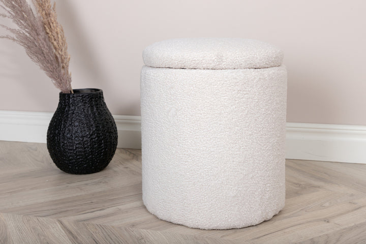 Limpen Sittpuff Vit