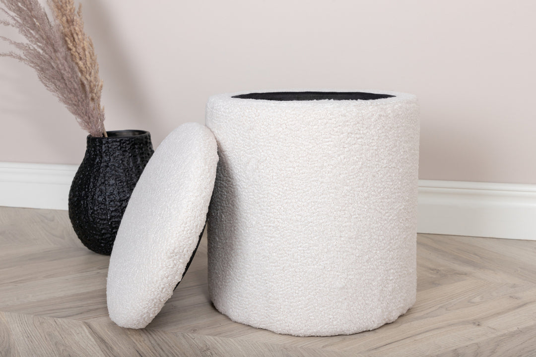 Limpen Sittpuff Vit