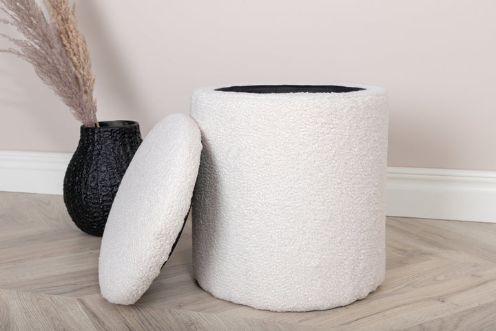 Limpen Sittpuff Vit