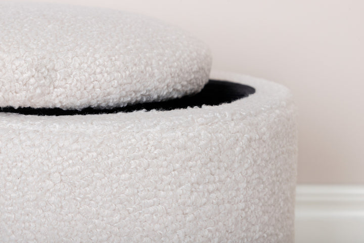 Limpen Sittpuff Vit