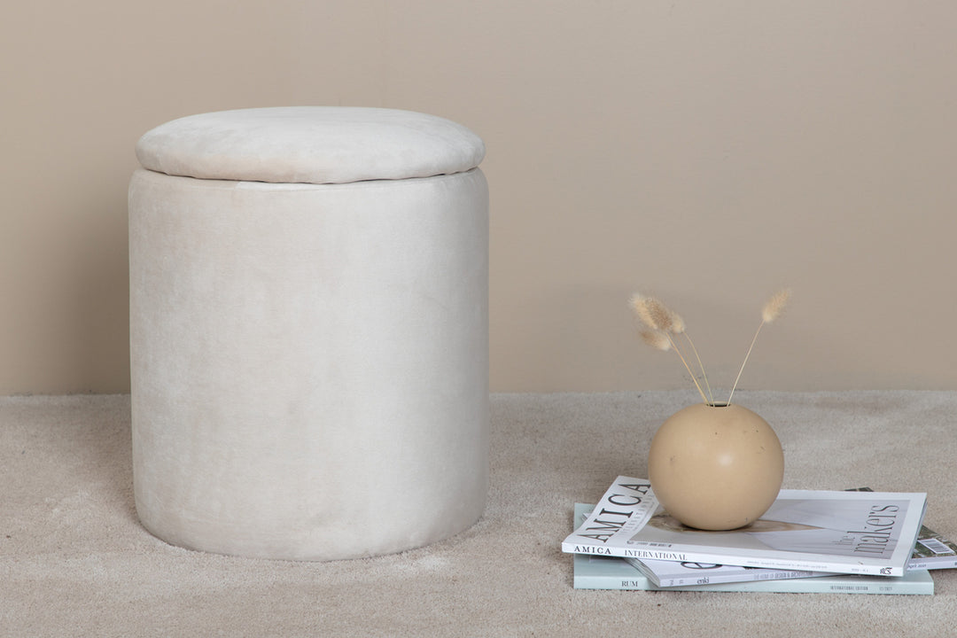 Limpen Sittpuff Vit