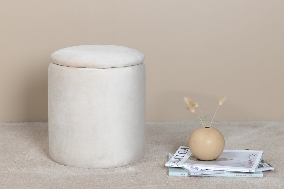 Limpen Sittpuff Vit