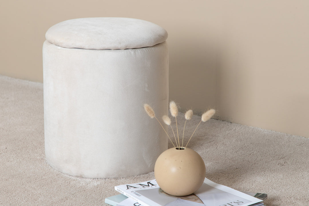 Limpen Sittpuff Vit