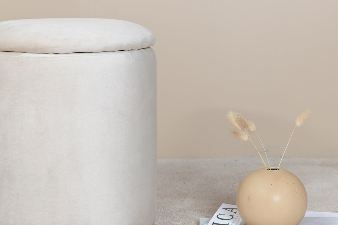 Limpen Sittpuff Vit