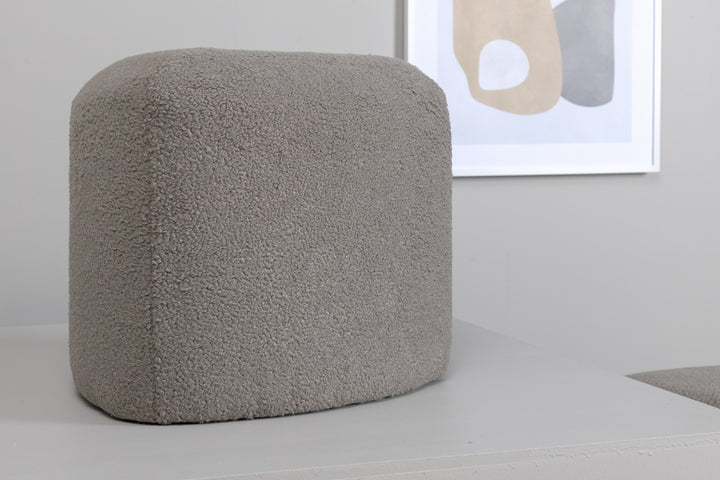 Peg Sittpuff Grå
