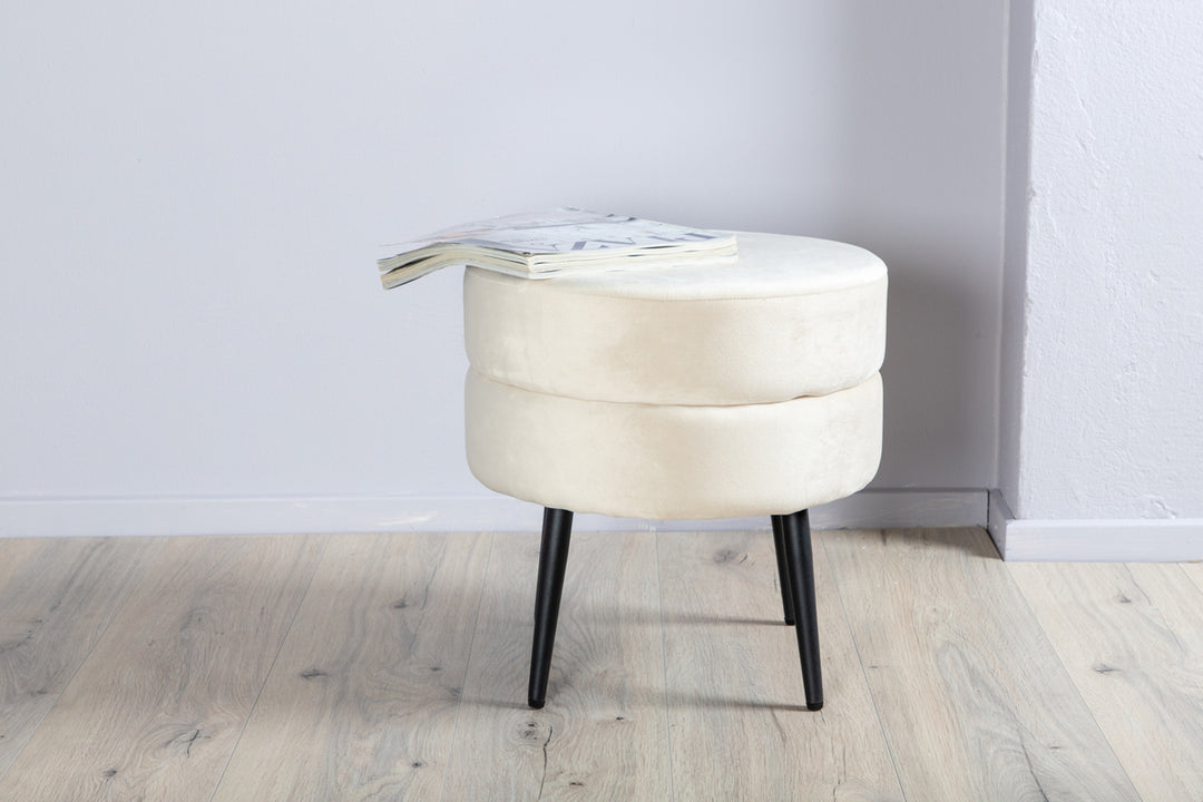 Pot Sittpuff Ljusbeige
