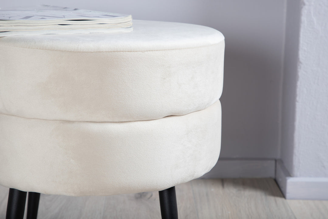 Pot Sittpuff Ljusbeige
