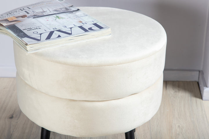 Pot Sittpuff Ljusbeige