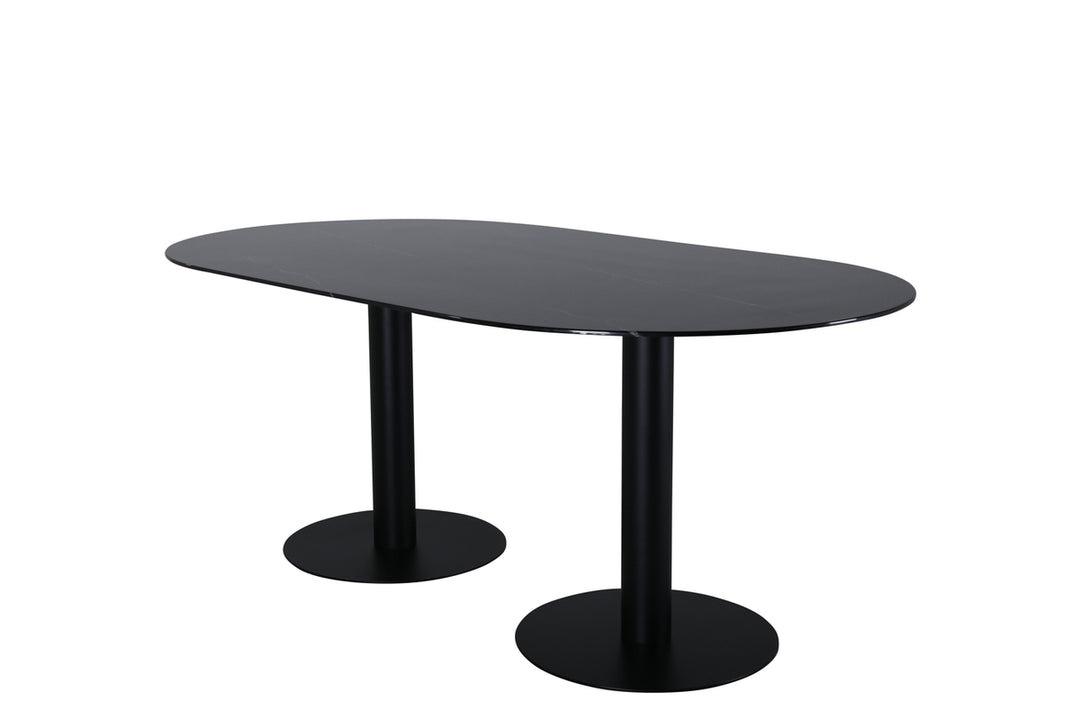 Pillan Ovalt Matbord Svart