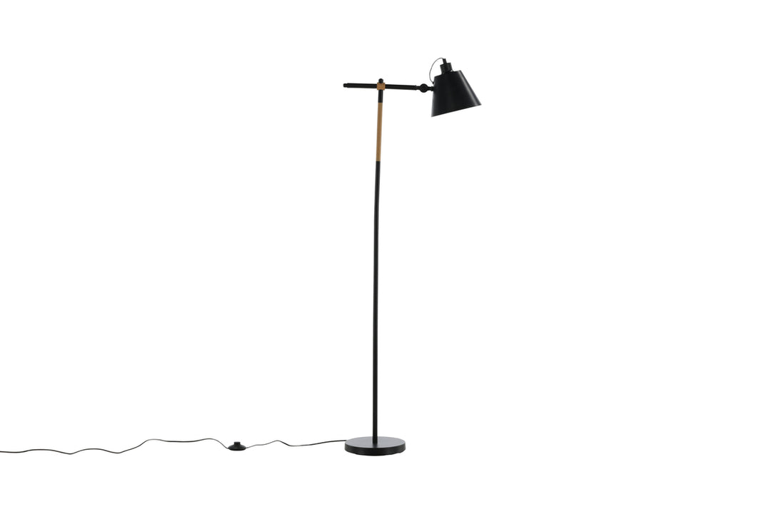 Skott Golvlampa Svart