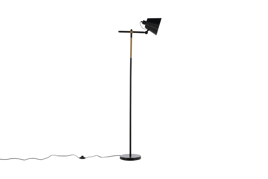 Skott Golvlampa Svart