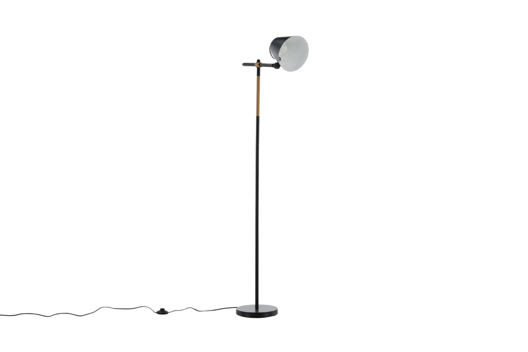 Skott Golvlampa Svart