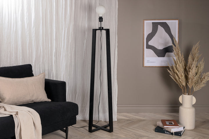 Avspark Golvlampa Svart