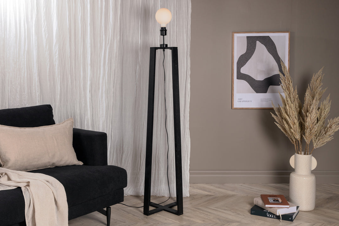 Avspark Golvlampa Svart