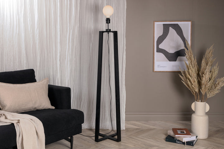 Avspark Golvlampa Svart