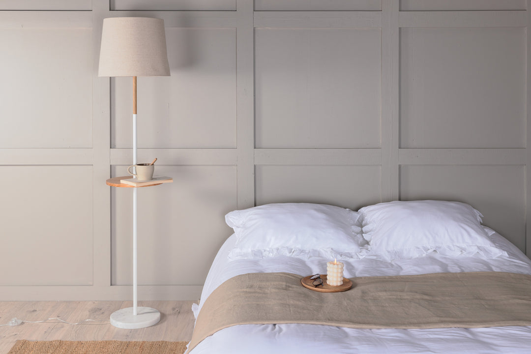 Hattman Golvlampa Beige
