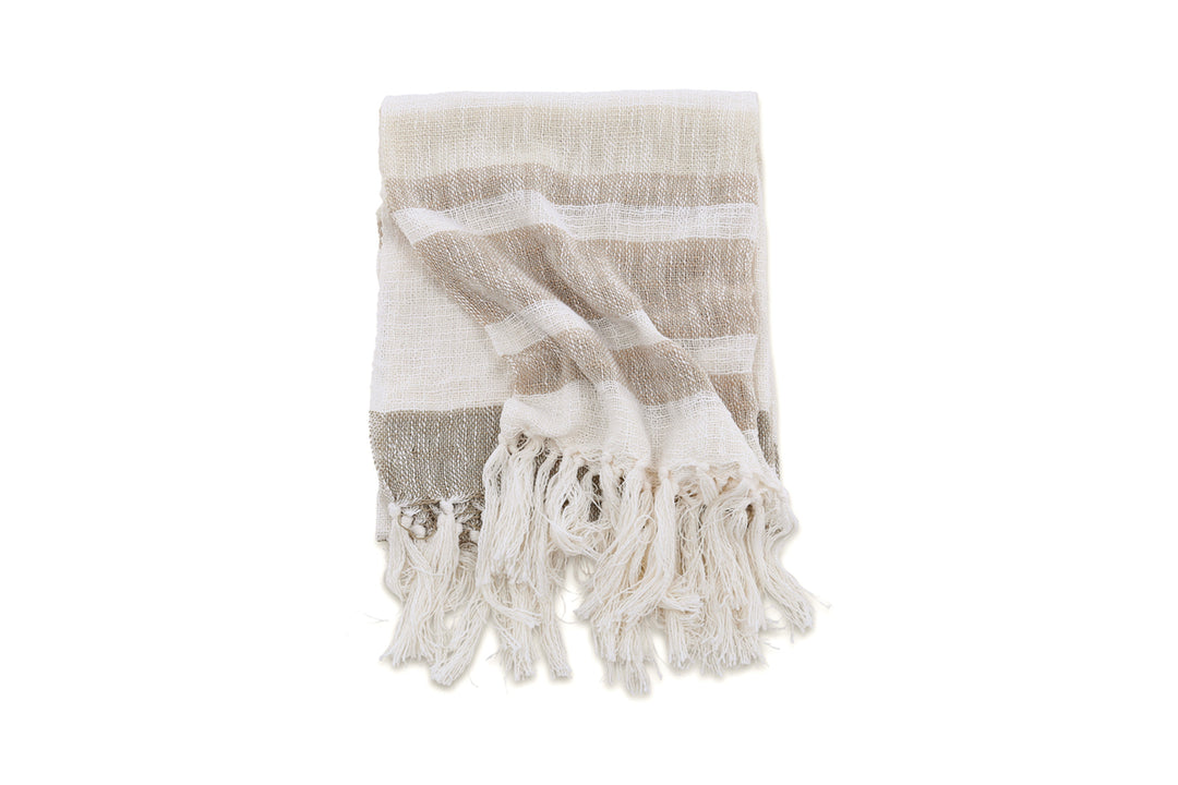 Sandy Pläd Beige