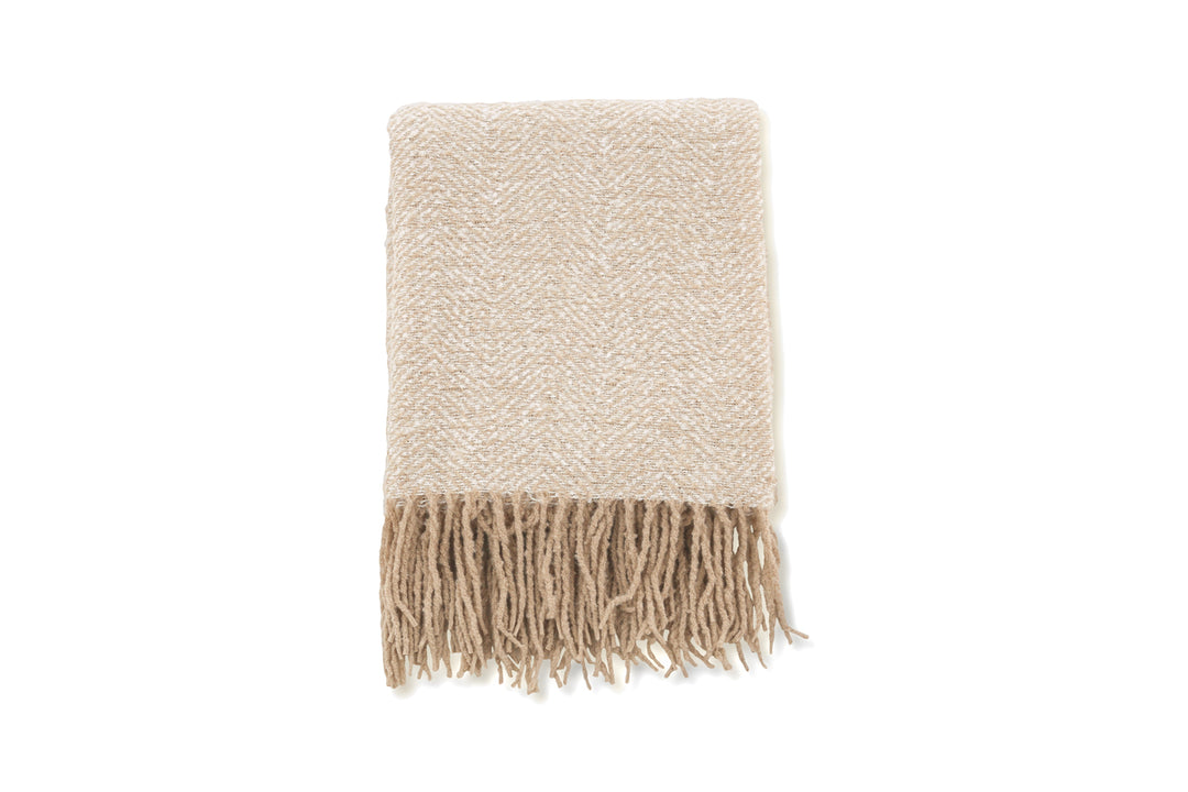 Toby Pläd Beige