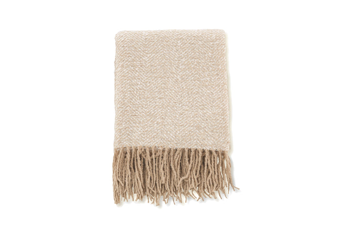 Toby Pläd Beige