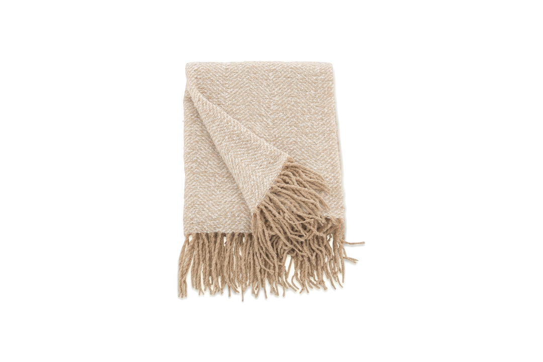 Toby Pläd Beige