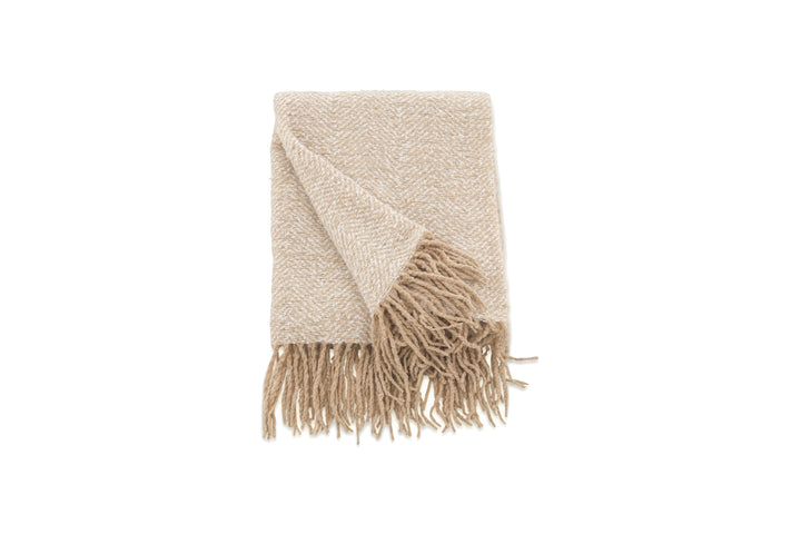 Toby Pläd Beige